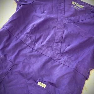 Grey's Anatomy Women's Purple Scrub Set